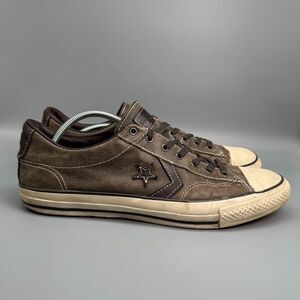Converse John Varvatos One Star Player OX Mens 13 Brown Leather Athletic Sneaker